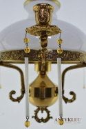 zamkowa vintage lampa