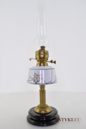 Muzealna lampa naftowa z lat 1900 art deco secesja jugendstil art nouveau