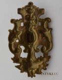 Muzealny świecznik Ludwik XVI z brązu 5 ramienny ruchomy antyk do dworku zamku pałacu