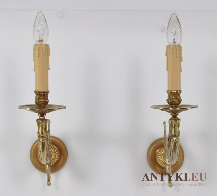 2 Kinkiety pałacowe w stylu Ludwik XV potęzne lampy na ściane