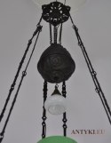 Antyk - stara secesyjna lampa z Francji. Art Nouveau Jugendstil Secesja.