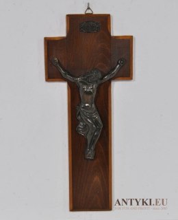 Antyk, duży, stary krzyż z Jezusem