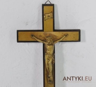 ANTYK STARY KRZYZ Z JEZUSEM JEZUS CHRYSTUS INRI