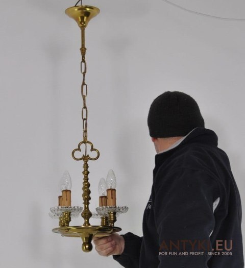 ART NOUVEAU SECESYJNA LAMPKA LAMPA DO GANKA HOLU x