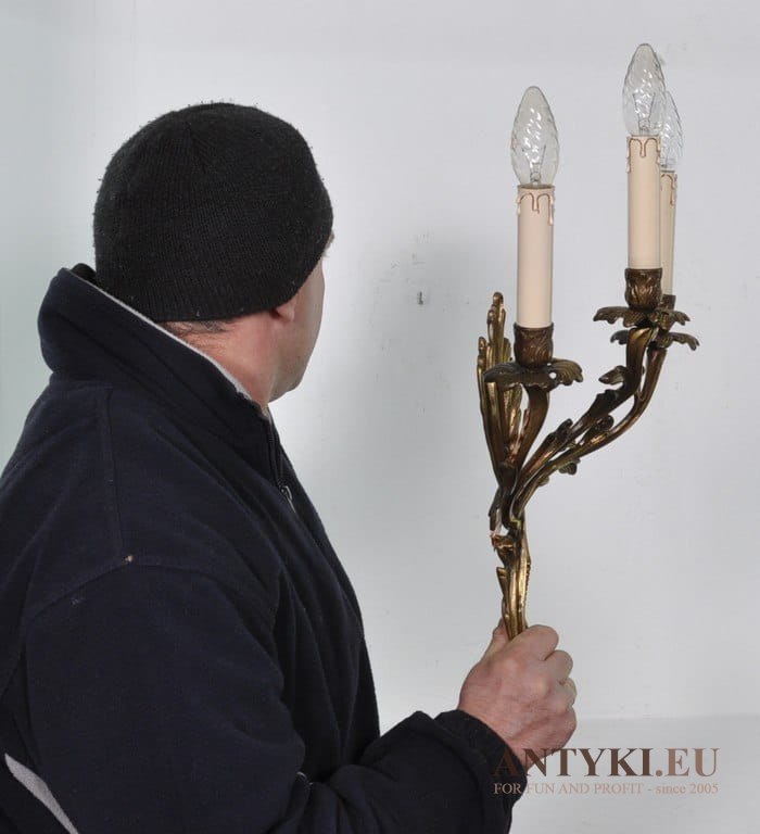 BAROK ROKOKO DUZY XL KINKIET LAMPA SCIENNA ANTYK x