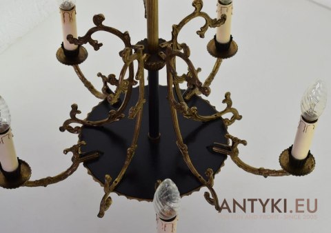 Cesarski żyrandol Empire francuski chandelier zabytkowy do salonu lub ekskluzywnego pokoju