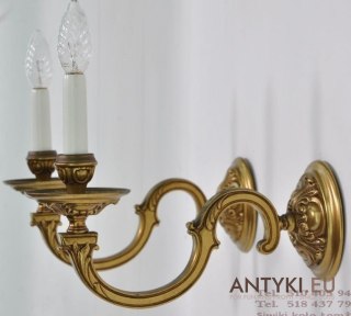 STARE ZLOTE KINKIETY LAMPKI LAMPY RUSTIC EMPIRE XL