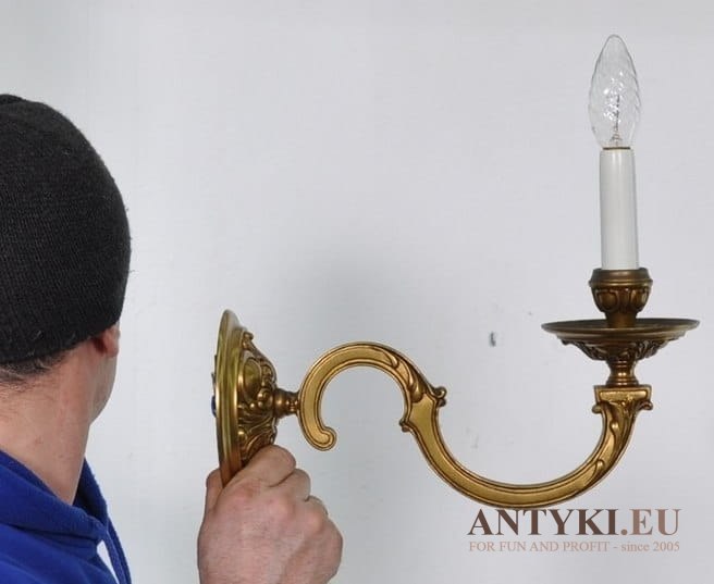 STARE ZLOTE KINKIETY LAMPKI LAMPY RUSTIC EMPIRE XL