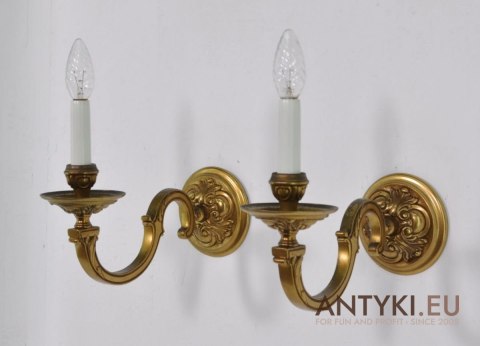 STARE ZLOTE KINKIETY LAMPKI LAMPY RUSTIC EMPIRE XL