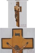 Stary krzyż z Jezusem, z lat 50-tych