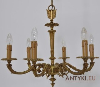 STARY duzy ZYRANDOL LAMPA EMPIRE STYL ANGIELSKI XL