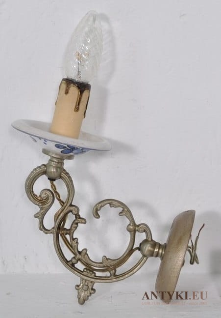 Starodawne kinkiety prowansalskie lampki na ściane do chaty góralskiej