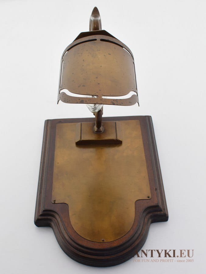 Starodawny kinkiet Chesterfield lampka ścienna do recepcji gabinetu ekskluzywnego