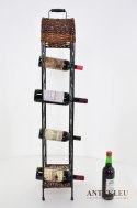 Stojak na wina retro stojaki na wino vintage rustyk szafeczka do winnicy