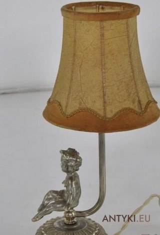 VINTAGE LAMPA LAMPKA Z AMORKIEM ANIOLKIEM AMOREK