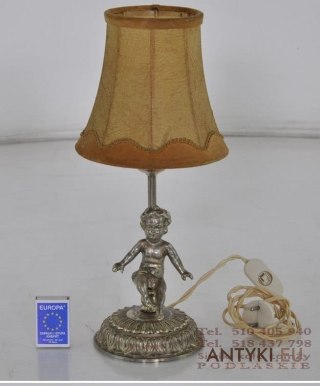 VINTAGE LAMPA LAMPKA Z AMORKIEM ANIOLKIEM AMOREK