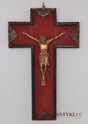 Wyjątkowy stary krzyż z Jezusem , na ścianę