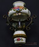Wiejski kinkiet góralski lampka na ścianę ceramiczna lampa ścienna Kaiser rustykalne oświetlenie