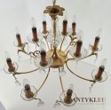 Wykwintny żyrandol kryształowy salonowy dekoracyjna kryształowa lampa sufitowa