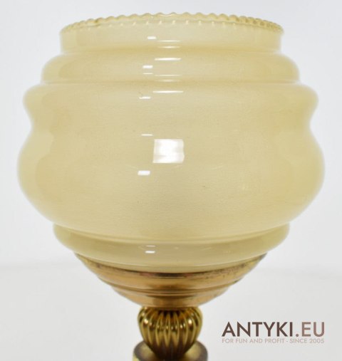 Zabytkowa lampka Empire na stolik lampa ekskluzywna antyczna oświetlenie vintage