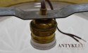Zabytkowy plafon muzealna lampa okrągła sufitowa z 1900 roku prawdziwy antyk do dworu (nr.121)