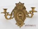 Zabytkowy świecznik antyk z lat 1850 świeczniki empire / ludwik xv
