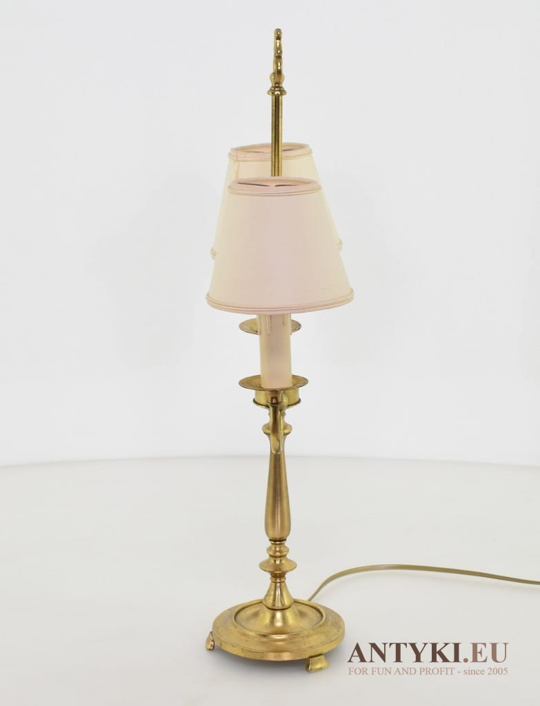 Stara lampka stołowa w stylu Empire
