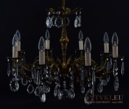 Pałacowy żyrandol kryształowy