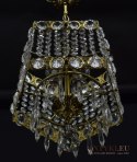 Zabytkowa kryształowa lampa wisząca Swarovski