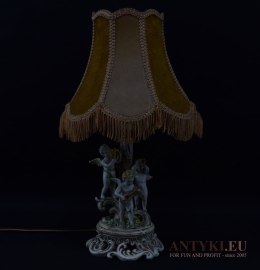 Oryginalna lampka rustykalna na stolik