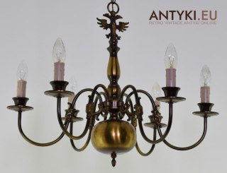 Pająk - klasyczny żyrandol w stylu retro.