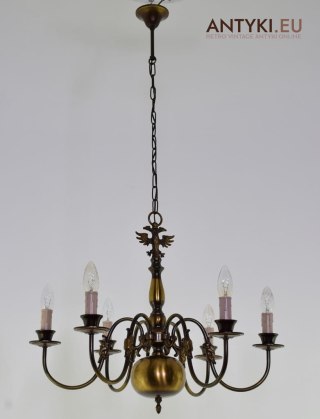 Pająk - klasyczny żyrandol w stylu retro.