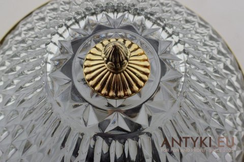Diamentowy plafon pałacowy antyk kryształowa lampa sufitowa okrągla do zamku (nr.122)