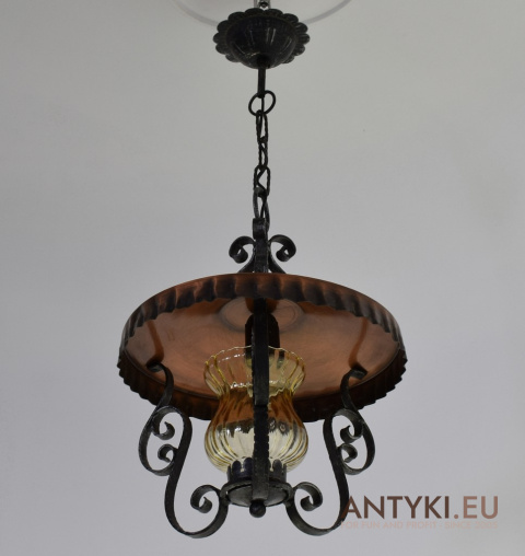 śliczna lampa rustykalna
