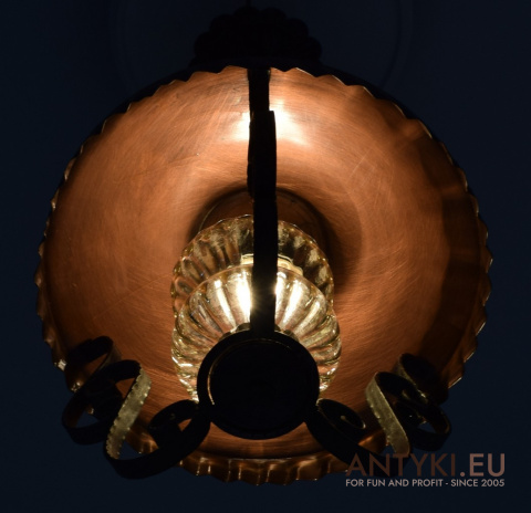 lampa wisząca rustyk