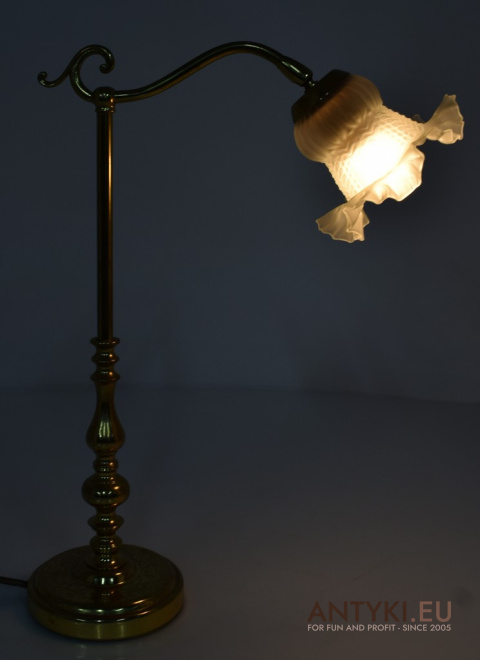 lampa mosiężna vintage