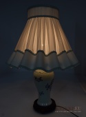 babcina lampa stołowa