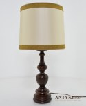 duża lampa na stolik w rustykalnym stylu