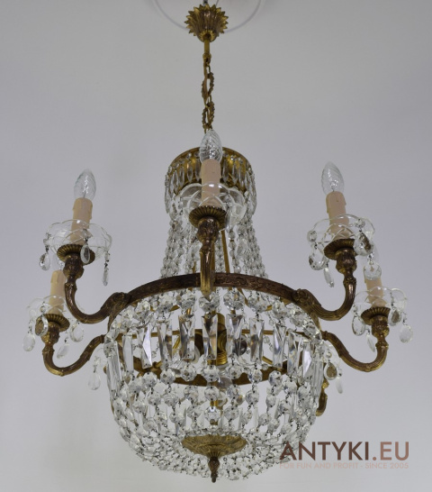 antyki bronisze lampy