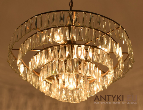 żyrandol art deco antyk