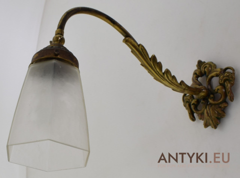 oryginalne kinkiety Art Nouveau