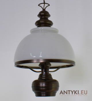 XL! DUŻA lampa sufitowa punktowa. Oświetlenie retro - rustyk.