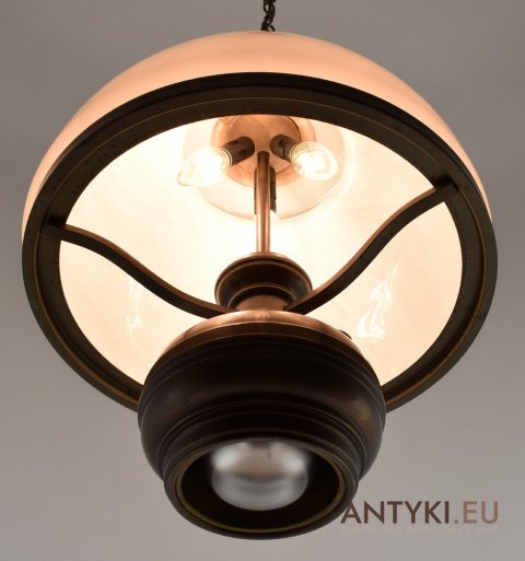 XL! DUŻA lampa sufitowa punktowa. Oświetlenie retro - rustyk.