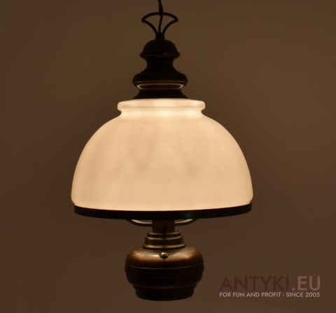 XL! DUŻA lampa sufitowa punktowa. Oświetlenie retro - rustyk.