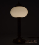 gabinetowa lampa mosiężna  vintage