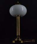 stara gabinetowa lampa mosiężna