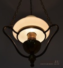 vintage lampa wisząca do ganka