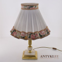 vintage lampa stołowa z abażurem