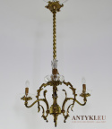 antyczna lampa wisząca do antresoli