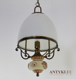 Rustykalna elegancka lampa wisząca do stylowej bogatej aranżacji wnętrz